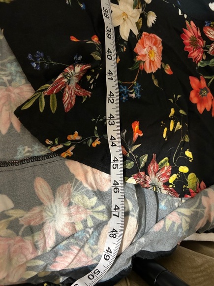 Farm Rio Long Sleeve Summer Flower Wrap Maxi Dress - Picture 7 of 8